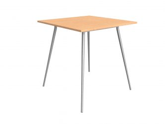 Metal frame table