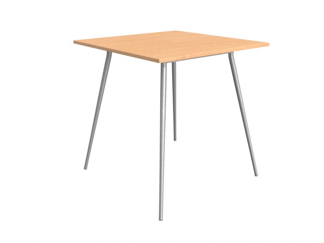 Metal frame table