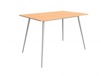 Metal frame table