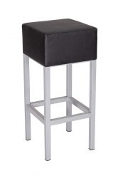 metal-framed barstool