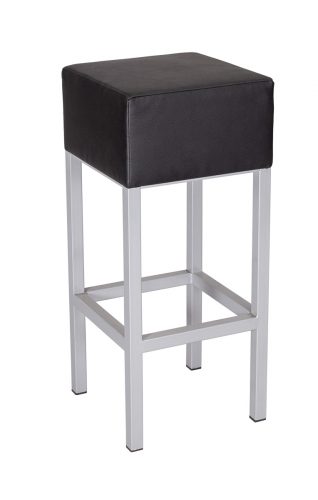 metal-framed barstool