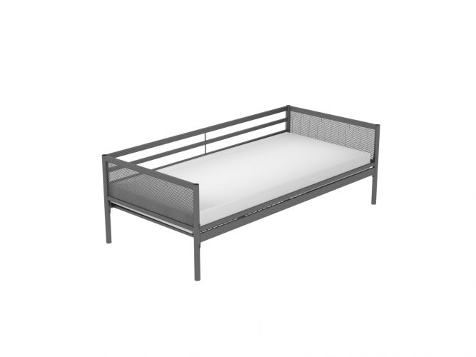 one seater, perforated top, with headboard
