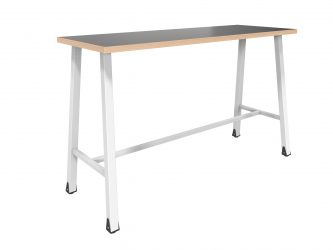 Tall, wide multifunctional 6-person desk