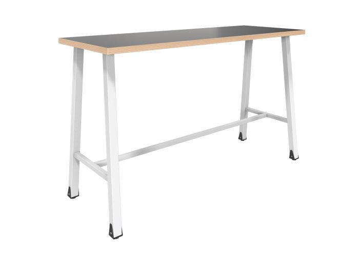 Tall, wide multifunctional 6-person desk
