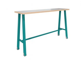 Tall, narrow multifunctional 6-person desk