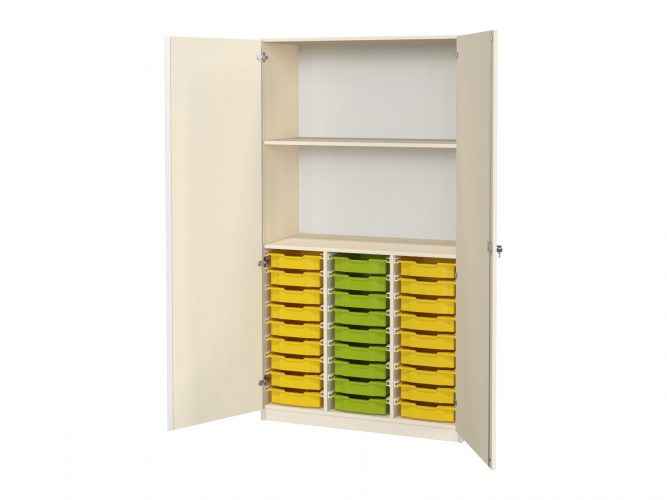 with 27 F1 plastic drawers, 2 doors