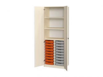 with 18 F1 plastic drawers, 2 doors