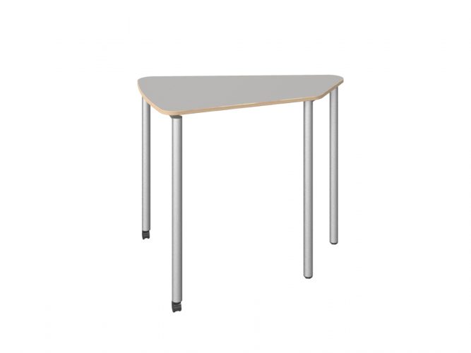 concave, with melamined plywood and castors