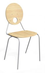 round shaped back rest, beech plywood