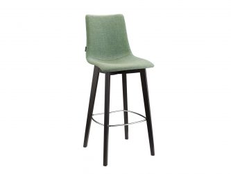 wooden frame barstool