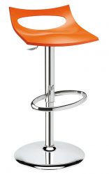 steel-framed barstool