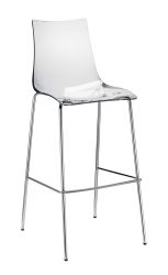 steel-framed barstool