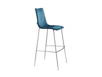 steel-framed barstool
