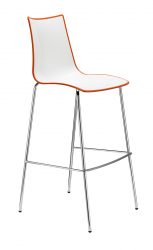 steel-framed barstool