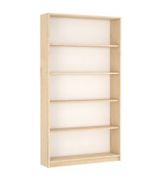 classic, open cabinet with 4 shelves