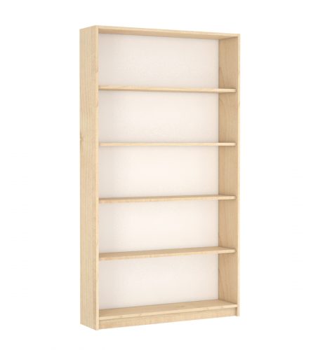 classic, open cabinet with 4 shelves