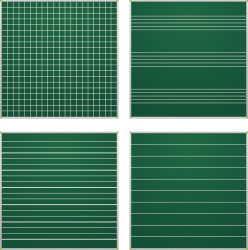 schoolboard grid/lining
