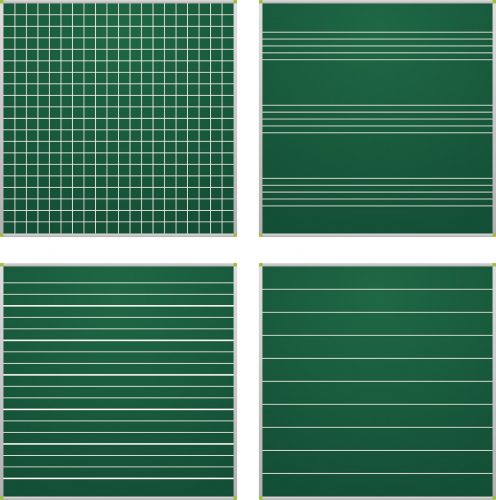 schoolboard grid/lining