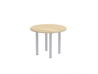 100 cm, E metal legs, round
