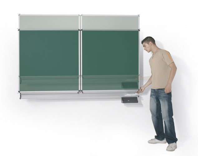 Vario easylift vertically movable double wing board