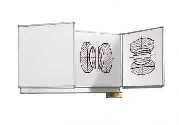 white, 200x100 cm, two 100x100 cm sidewing