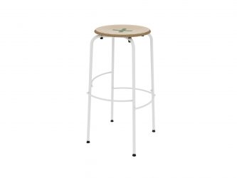 Cross bar stool with 76 cm seat height