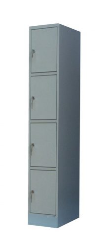 4-compartment locker