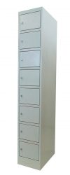 8-compartment locker