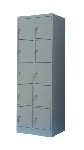 10-compartment locker