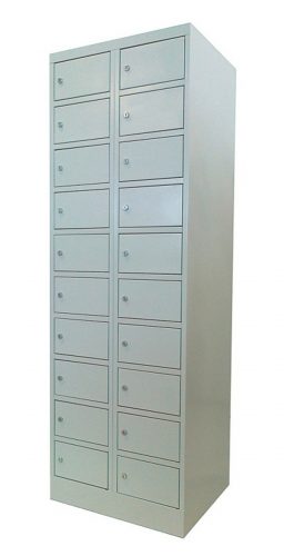 20-compartment locker