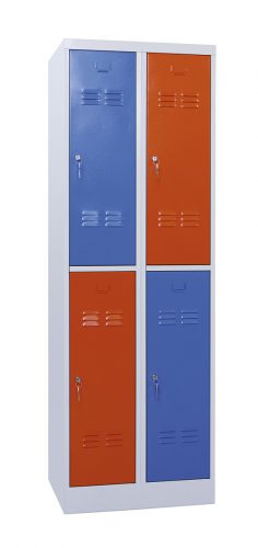 4-unit, short door, metal