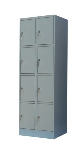 8-compartment locker