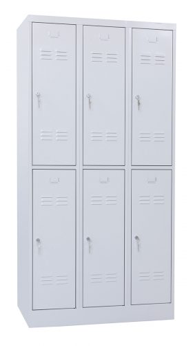 6-unit, short door, metal