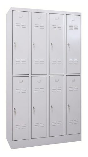 8-unit, short door, metal