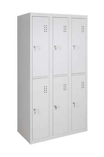 6-unit, short door, metal