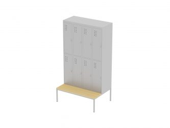 Metilla locker with sports bench