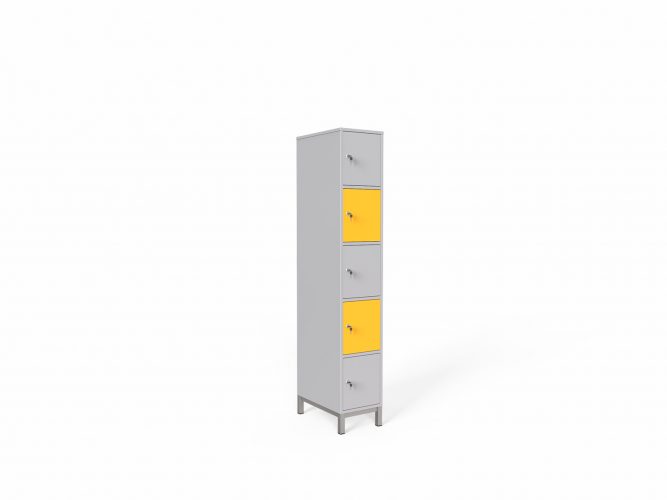 5-compartment cabinet