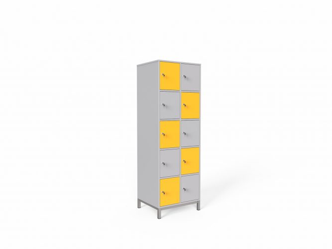 10-compartment cabinet