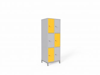 6-compartment cabinet