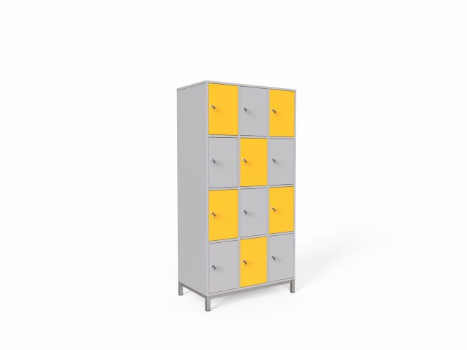 12-compartment cabinet