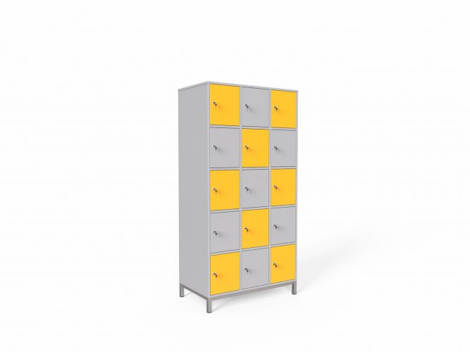 15-compartment cabinet