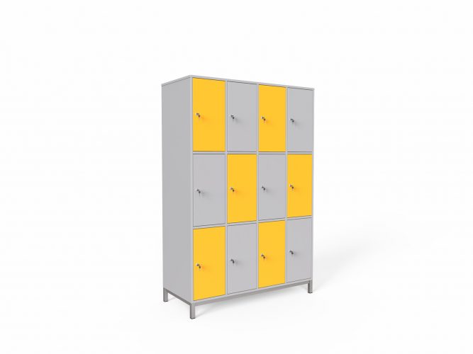 12-compartment cabinet