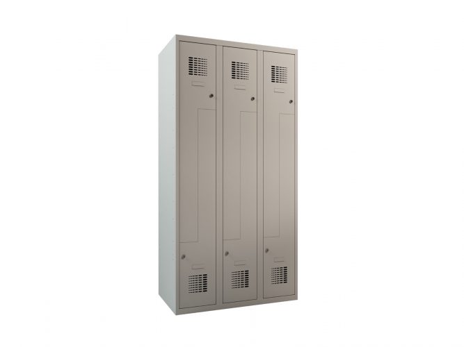 6 -unit, “Z”-shape door, metal