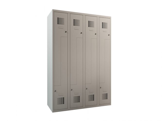 8 -unit, “Z”-shape door, metal