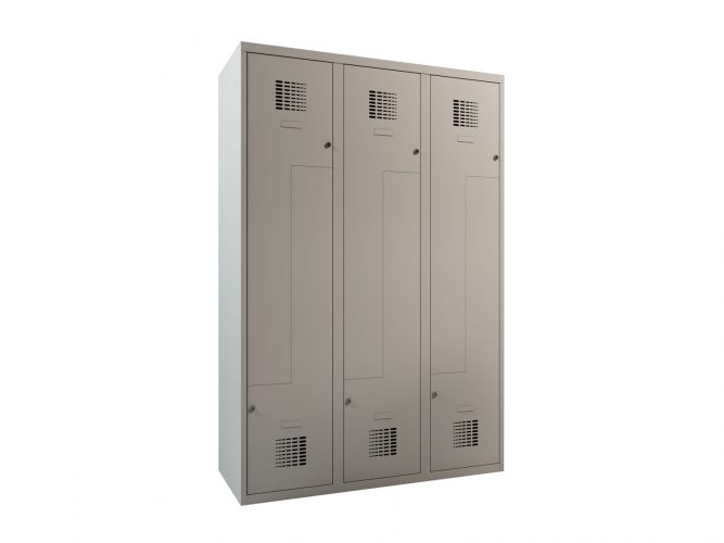 6 -unit, “Z”-shape door, metal