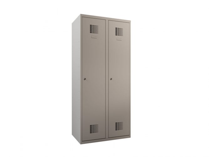 2-unit, long door, metal