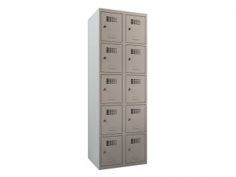 10-compartment locker