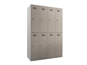 8-unit, short door, metal