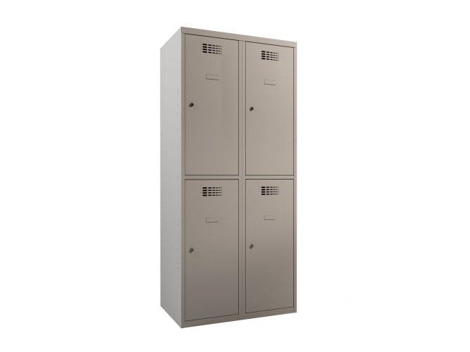 four-unit, short door, metal