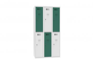 6-unit, short door, metal